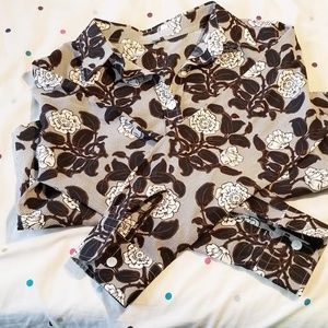 Foxcroft vintage-style easy care button up blouse